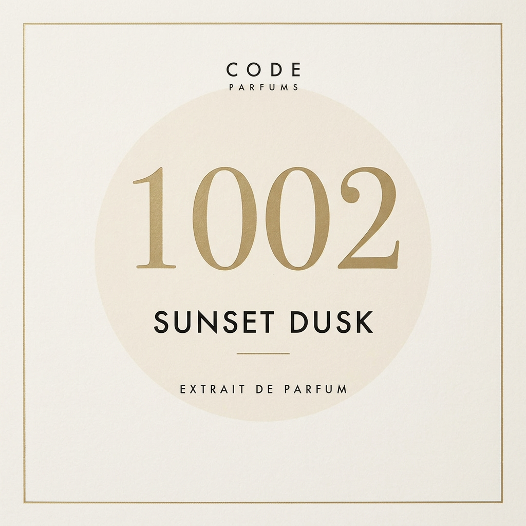 1002 Sunset Dusk numbered card