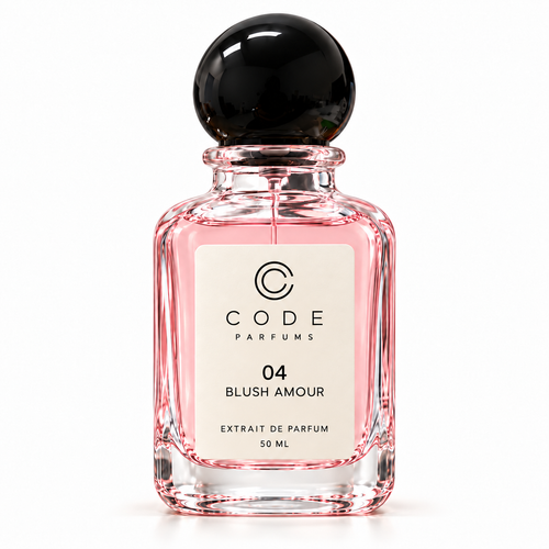 04 Blush Amour 50 ml bottle with 28 × 40 mm label