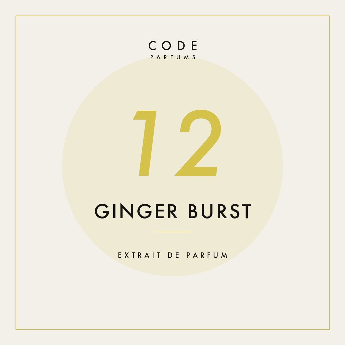 12 Ginger Burst — Extrait de Parfum