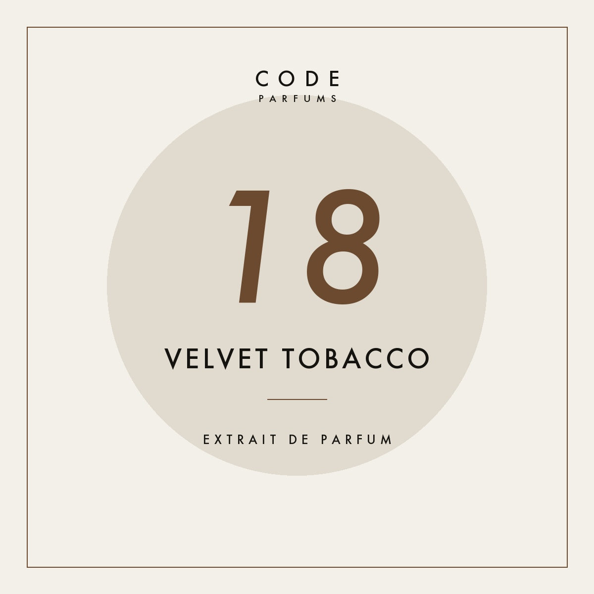 18 Velvet Tobacco — Extrait de Parfum