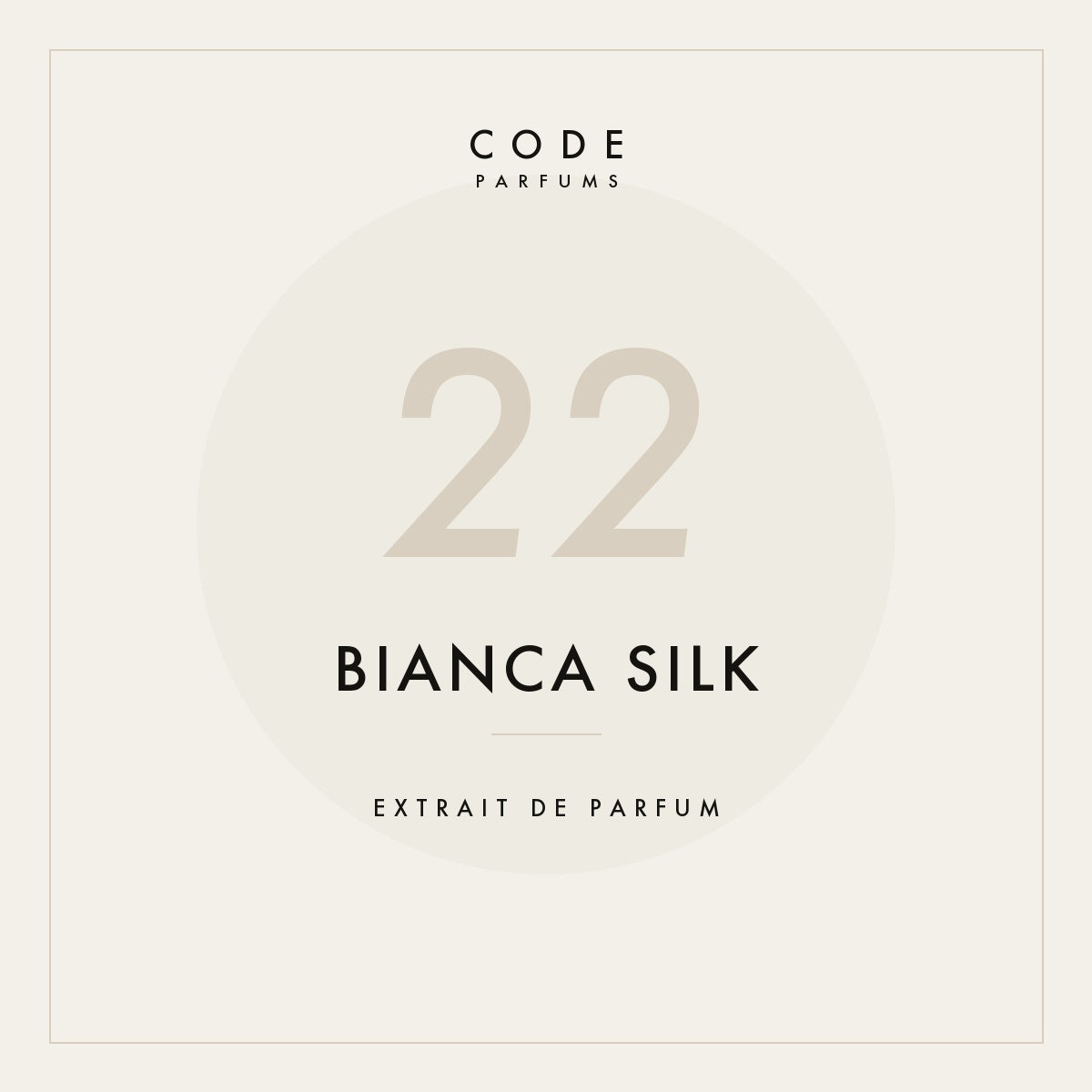 22 Bianca Silk — Extrait de Parfum